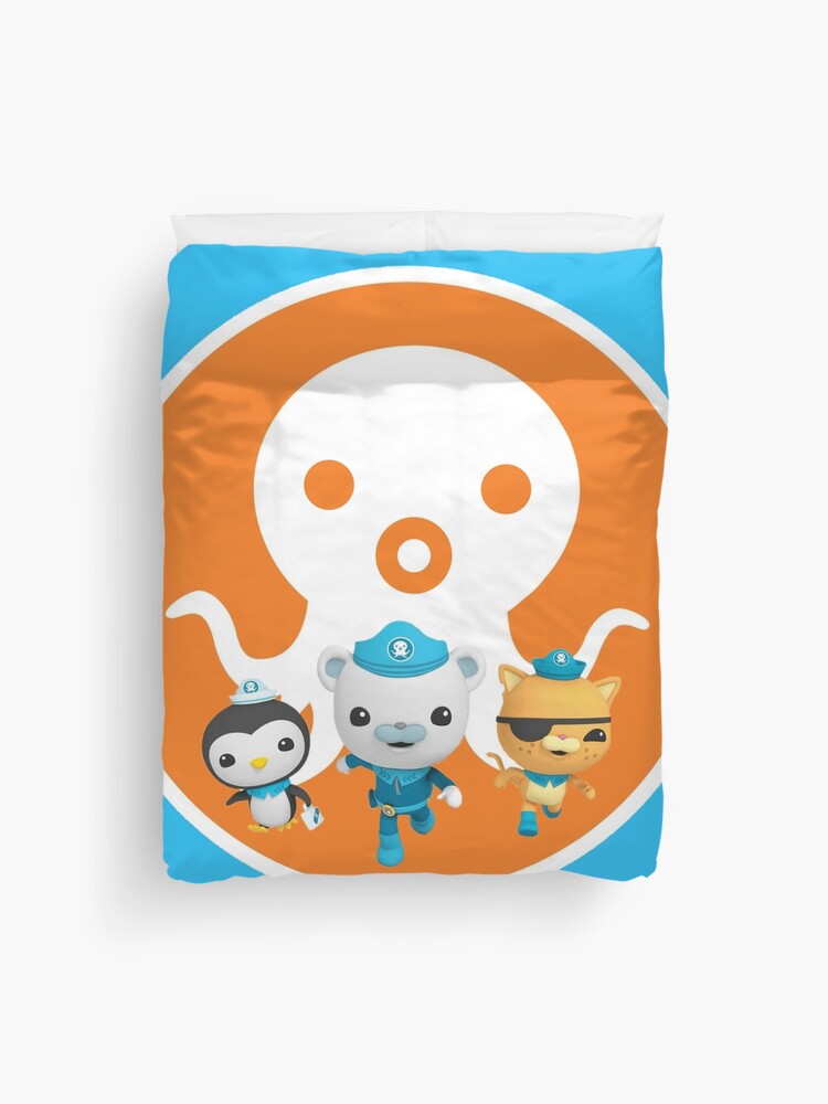 Octonauts And Logo Captain Barnacles Kwazi Kitten And Peso Penguin Duvet Cover For Sale By 10slash1 Redbubble