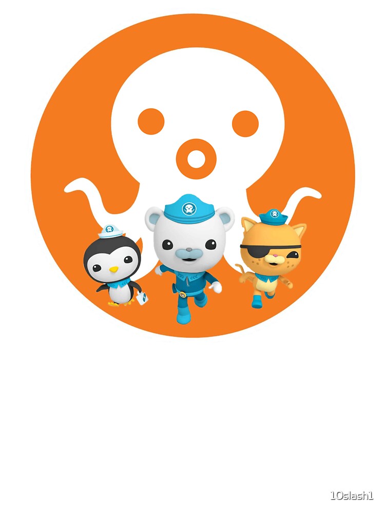 Octonauts And Logo Captain Barnacles Kwazi Kitten And Peso Penguin Kids T Shirt For Sale By 10slash1 Redbubble