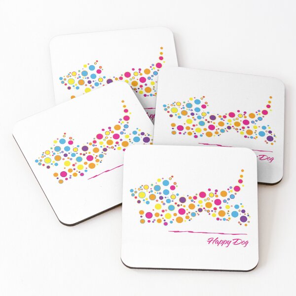 Item preview, Happy Dog Colour Dots designed and sold by flamini.