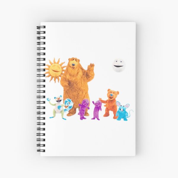 Cute Kawaii Notebook With Tiny Face Bear Popcorn Cartoon Design Print  Spiral Kawaii Notebook for Students Teachers Travelers Kawaii Animals 