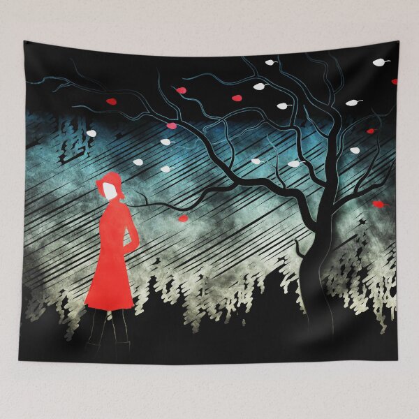 Item preview, Blustery Autumn Rain designed and sold by serenaking.