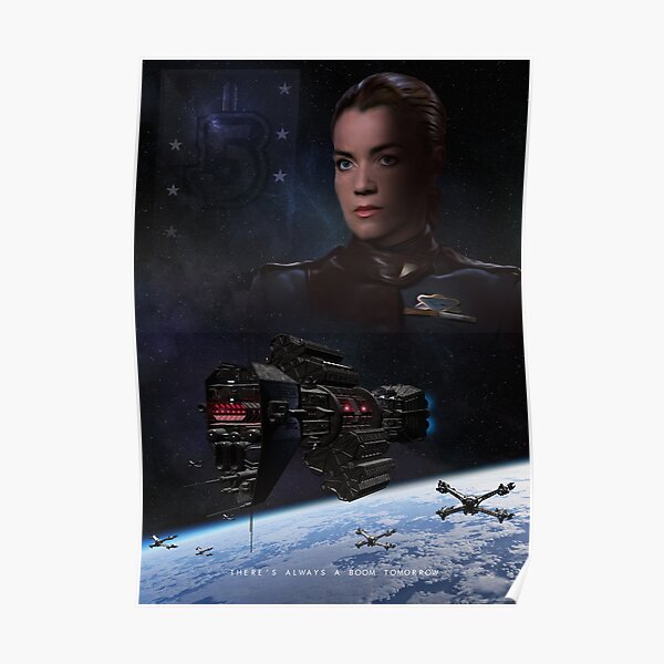 Babylon 5 - Ivanova BOOM Poster