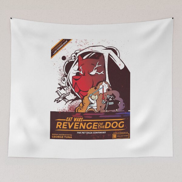 Item preview, cat wars revenge of dogs designed and sold by TRIBExSPACE.
