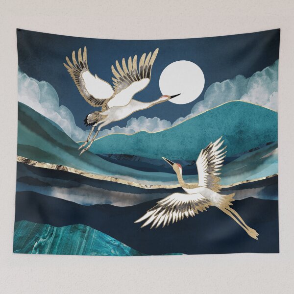 Item preview, Midnight Cranes designed and sold by spacefrogdesign.