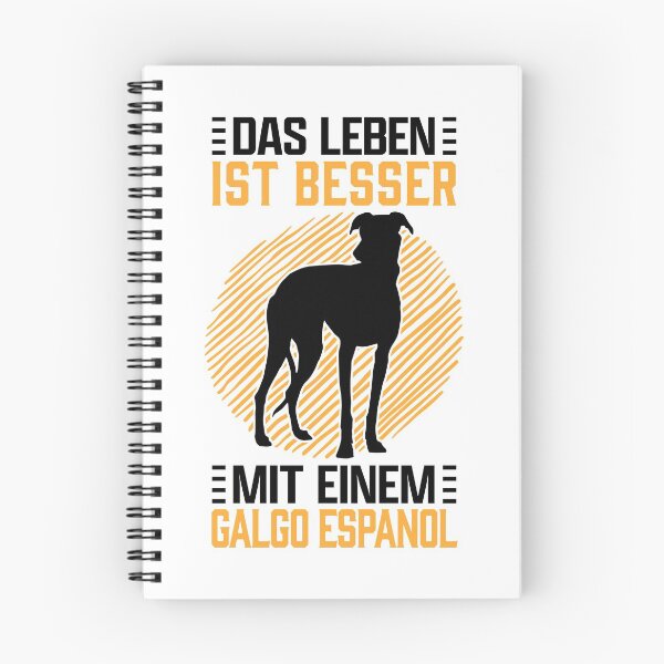 Artikelvorschau, Leben mit Galgo Espanol spanischer Windhund entworfen und verkauft von madgrfx.