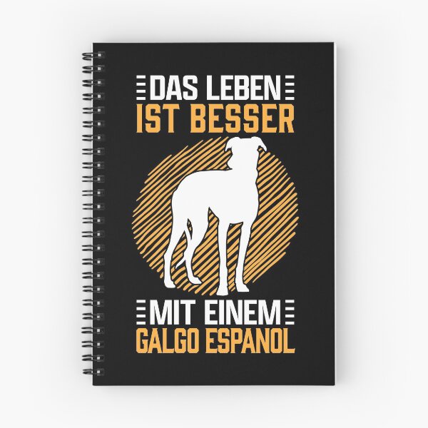Aperçu de l'œuvre Vivre avec le lévrier espagnol Galgo Espanol créée et vendue par madgrfx.