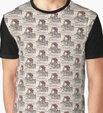 Cobra pose celebrates the open heart with Rumi Graphic T-Shirt