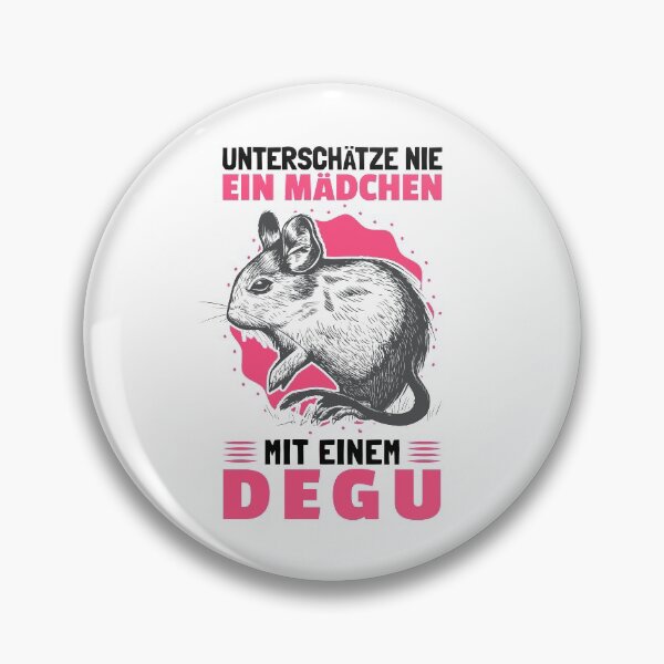 Item preview, Girl with degu rodent chilean rodent designed and sold by madgrfx.