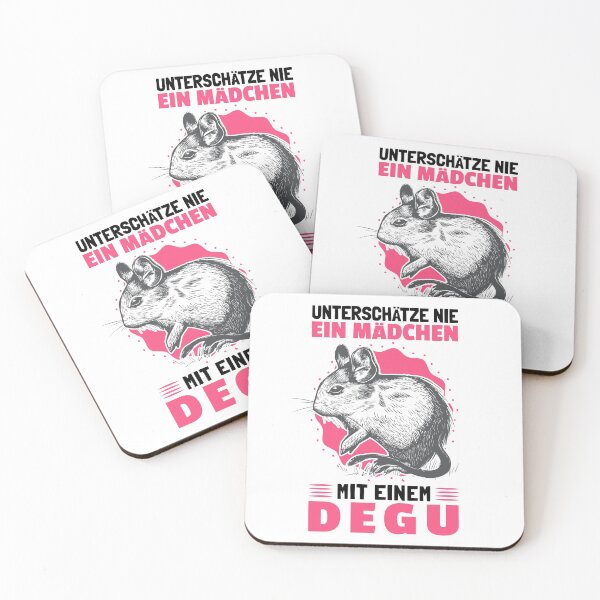 Item preview, Girl with degu rodent chilean rodent designed and sold by madgrfx.