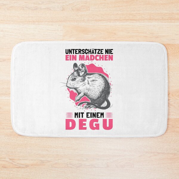 Item preview, Girl with degu rodent chilean rodent designed and sold by madgrfx.