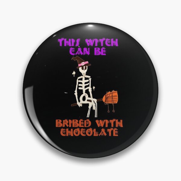Item preview, This Witch Can Be Bribed With Chocolate Halloween designed and sold by Amirhal.