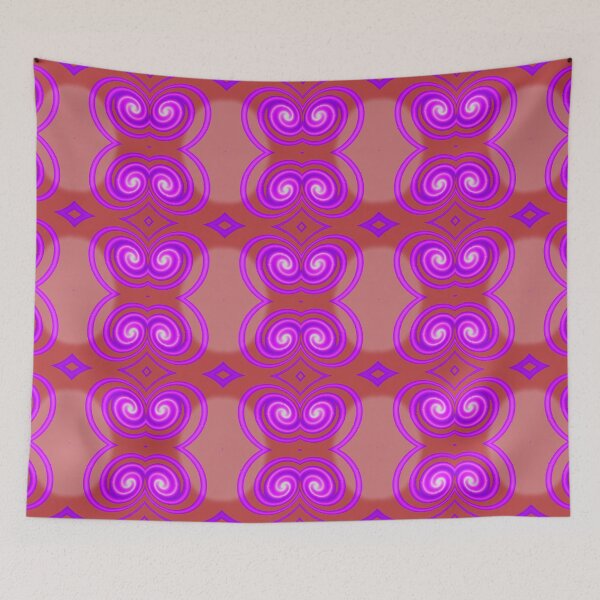 Item preview, formless red and purple spinning and twirling lyrical abstract by code03 designed and sold by Code03.
