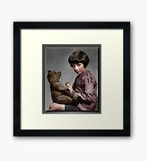 Christopher Robin and Pooh Framed Print