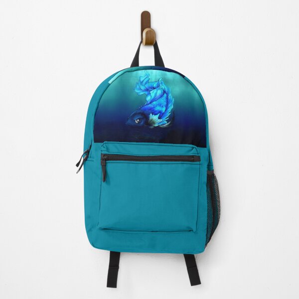 Item preview, Japanese Fighting Fish (Oceanic Blue) designed and sold by IgniteWithin.