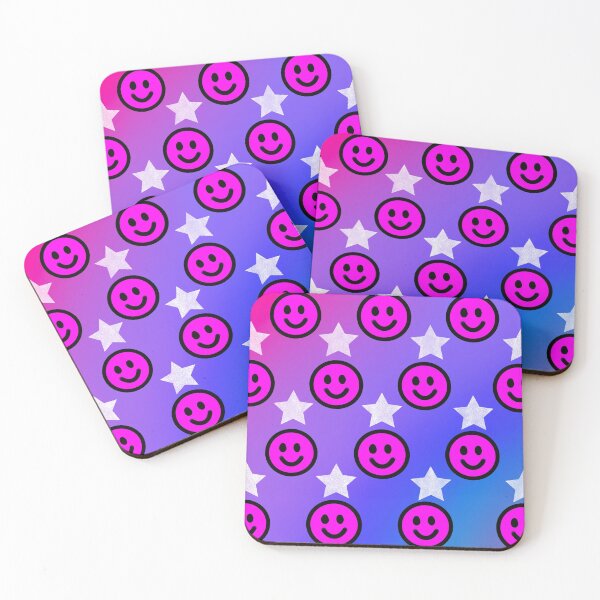 Item preview, Carita sonriente y estampado de estrellas con purpurina designed and sold by Caroline Story.