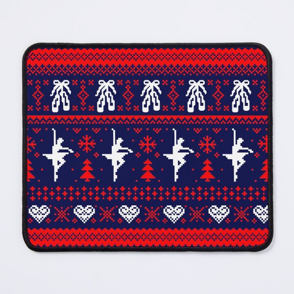 Aperçu de l'œuvre Tricot de Noël - Pull moche - Ballet Casse-Noisette - motif foncé créée et vendue par KoolDsignsDANCE.