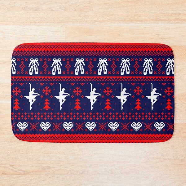 Item preview, Christmas Knit - Ugly Sweater - Nutcracker Ballet - dark pattern designed and sold by KoolDsignsDANCE.