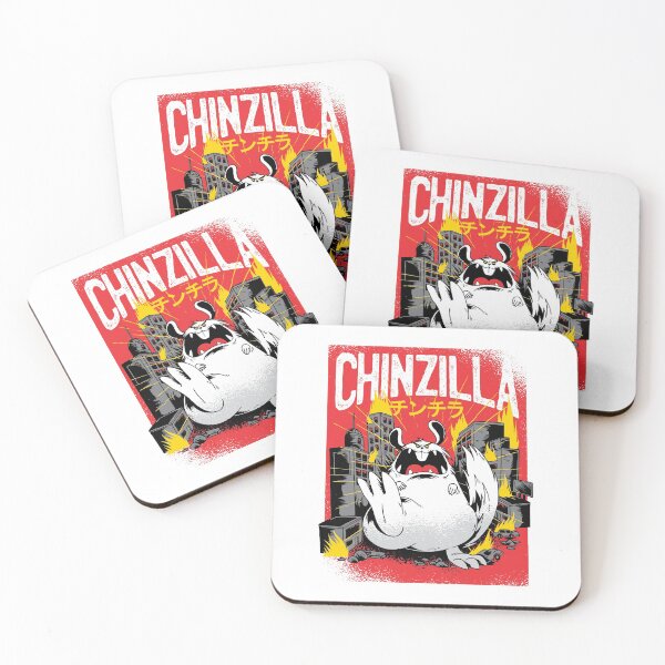 Item preview, chinzilla cat zilla designed and sold by TRIBExSPACE.