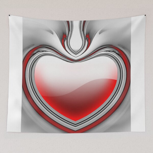 Item preview, Metallic chrome heart designed and sold by Guyf1701.