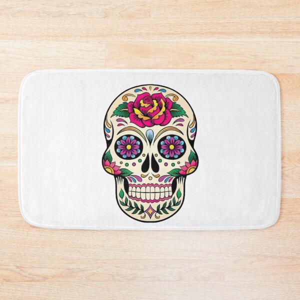 Item preview, Flowered Sugar Skull designed and sold by RedbubbleME.