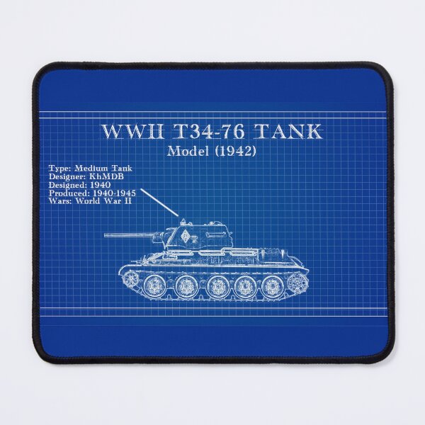 Item preview, Blueprints Soviet Tank World War 2 designed and sold by Blok45.