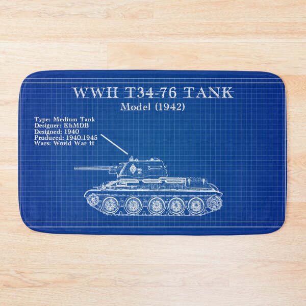 Item preview, Blueprints Soviet Tank World War 2 designed and sold by Blok45.