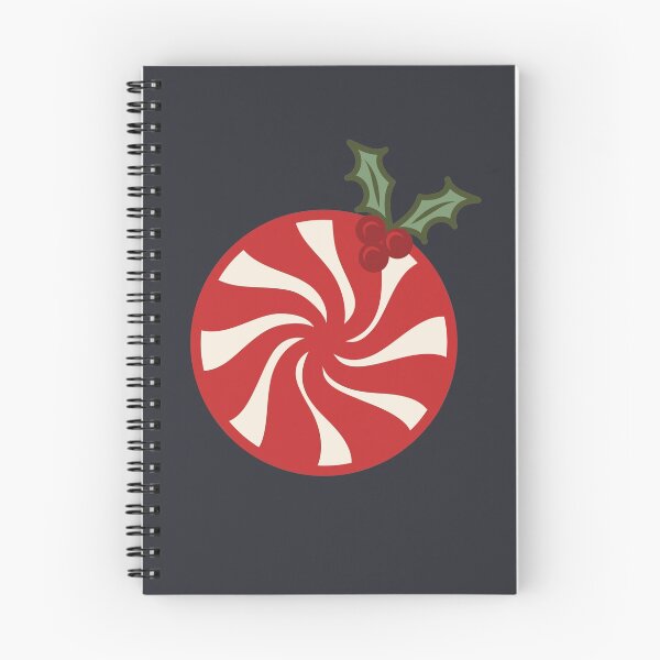 Item preview, Retro Christmas Peppermint Candy Holly Berry Vintage Aesthetic Pattern designed and sold by retroyule.