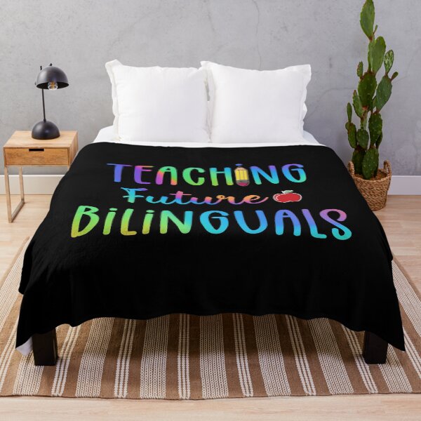 Item preview, Teaching Future bilinguals Spanish Teachers Back To School Gift for Teacher designed and sold by biigshow.