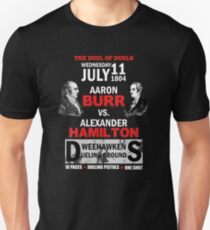 Hamilton Vs Burr Unisex T-Shirt