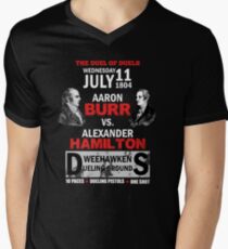 Hamilton Vs Burr Men's V-Neck T-Shirt