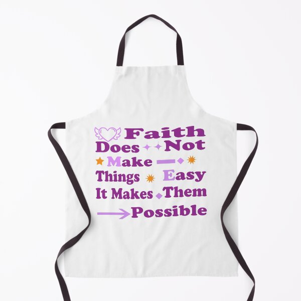 Item preview, Faith Does Not Make Things Easy It Makes Them Possible Inspirational Design designed and sold by JustBeeAwesome.