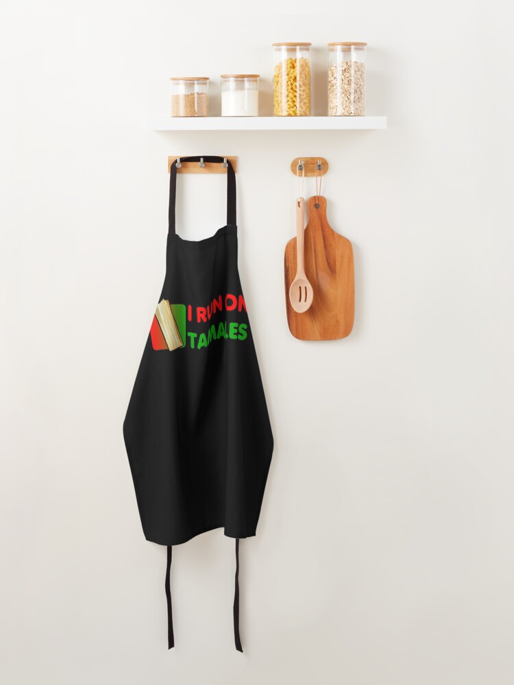 Alternate view of I Run On Tamales Apron