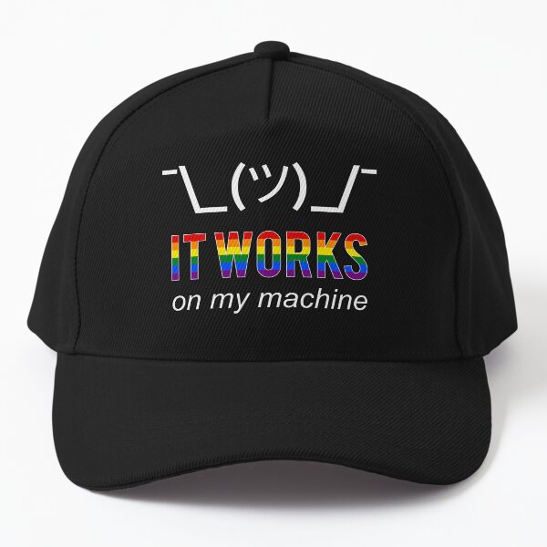 Item preview, It works on my machine - Rainbow LGBT Pride Developer Design W designed and sold by geeksta.