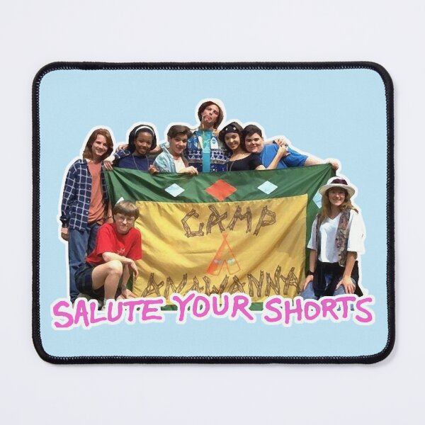 Item preview, Salute your Shorts Camp Anawanna 90s retro cast tribute designed and sold by 90snerd.