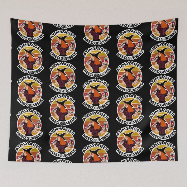 Item preview, At my Age I need Glasses Witch Halloween designed and sold by DarrriaDesign.