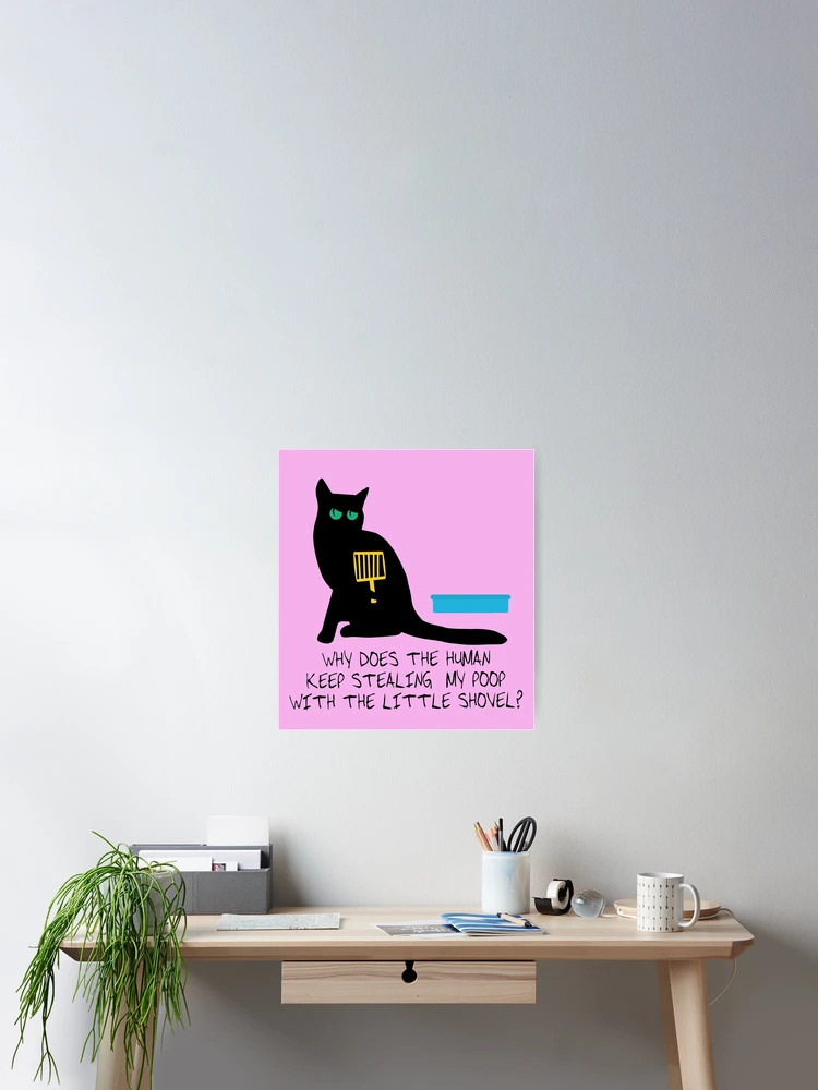 Thumbnail 2 of 3, Poster, CAT THOUGHTS  designed and sold by RGIllustrations.