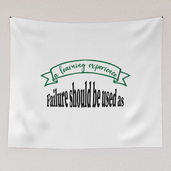 Item preview, Failure Should Be Used As A Learning Experience Inspirational Design designed and sold by JustBeeAwesome.