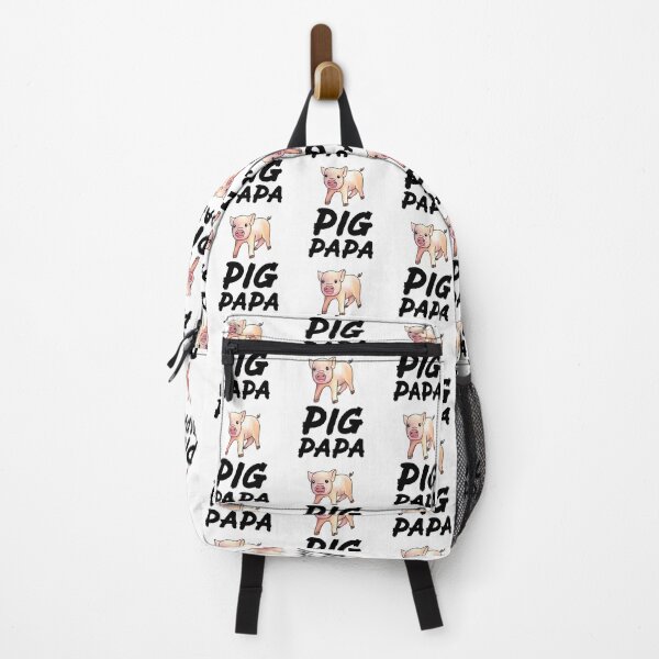Item preview, Pig Papa Cute Pig Black designed and sold by Mochi-Merch.