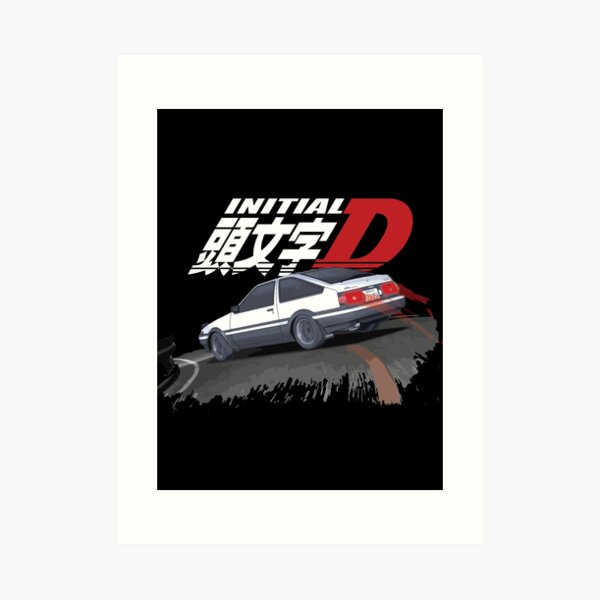 Initial D AE86 - JDM Mountain Downhill Night Ride Drift