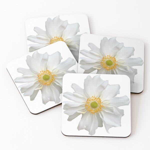 Item preview, White Anemone Flower Still Life Floral Photography designed and sold by CottoVerdi.
