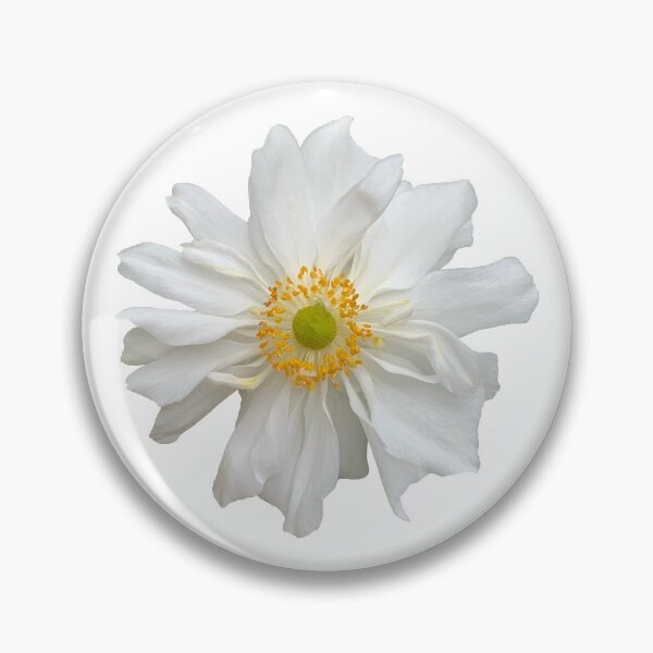 Item preview, White Anemone Flower Still Life Floral Photography designed and sold by CottoVerdi.