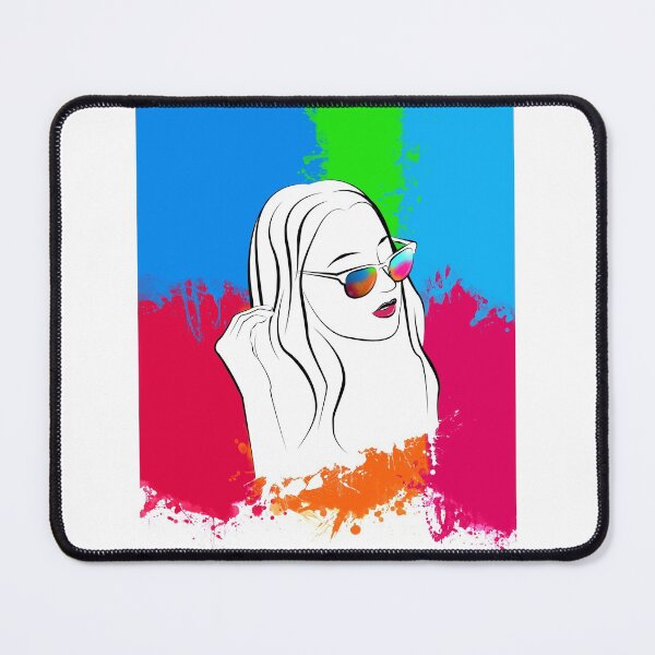 Item preview, Girl Wearing Sunglasses Ink Splash designed and sold by 4U2NV-LDN.
