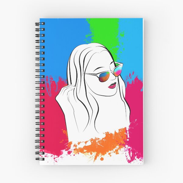 Item preview, Girl Wearing Sunglasses Ink Splash designed and sold by 4U2NV-LDN.