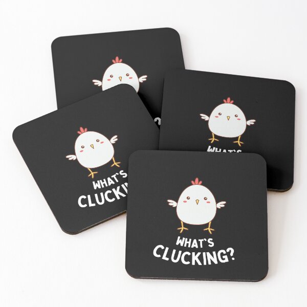 Item preview, Fun Chicken Pun - Whats Clucking? designed and sold by Brimwood.