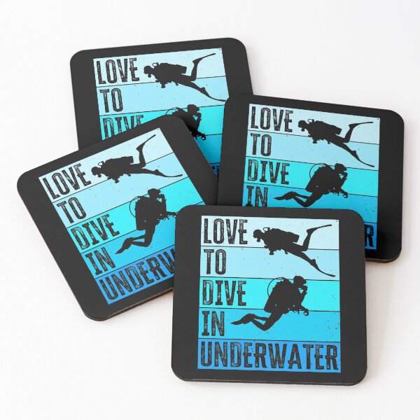 Item preview, Scuba Diving Quote, Love to dive in underwater, Gift for diver designed and sold by AS-Shirts.