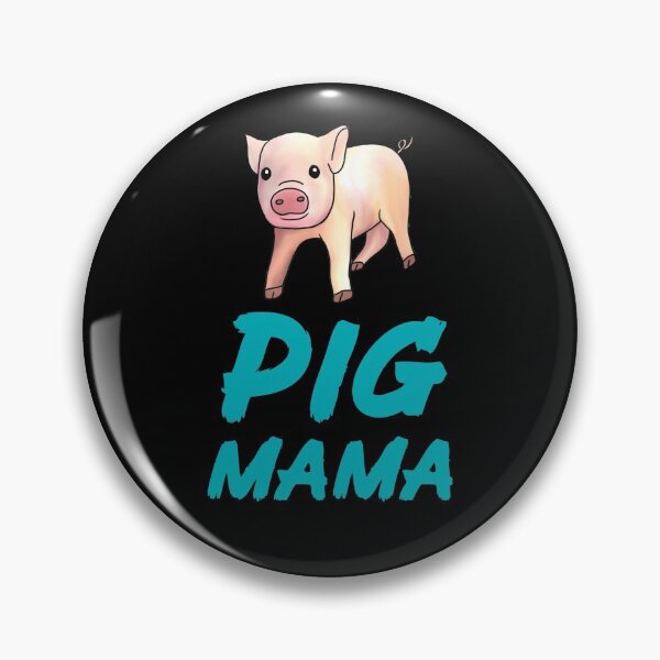 Item preview, Blue Pig Mama Cute Pig  designed and sold by Mochi-Merch.