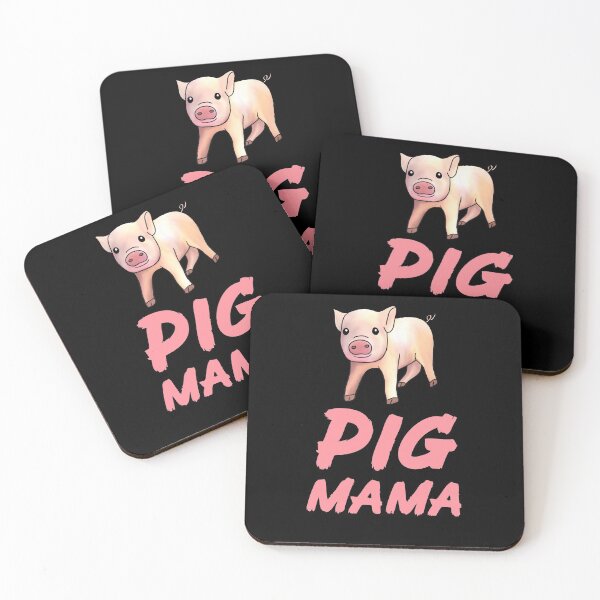 Item preview, Pink Pig Mama Cute Pig  designed and sold by Mochi-Merch.