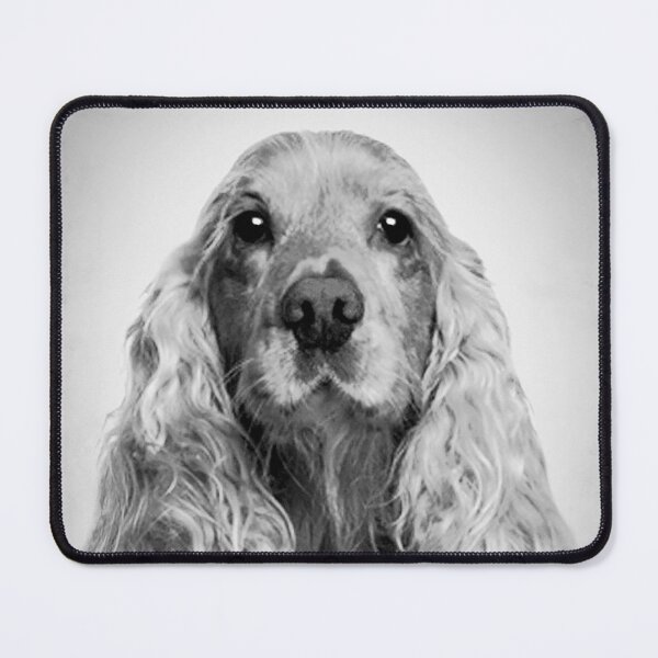 Item preview, Cocker Spaniel dog - BW Vintage - D26 designed and sold by DecoVintage.