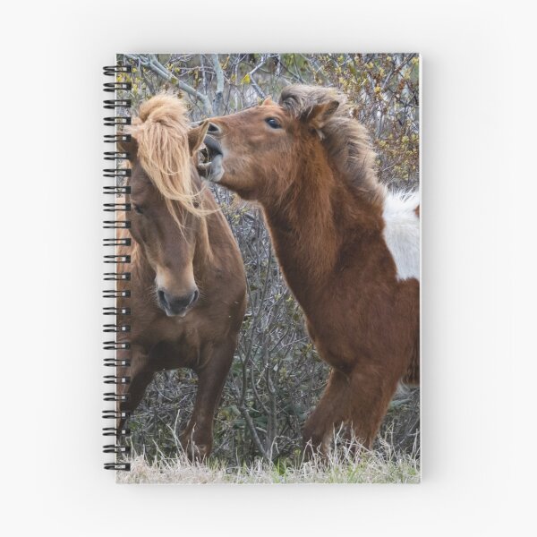Item preview, Assateague Biting Horse Wild Horse Monster designed and sold by nbrandsberg.