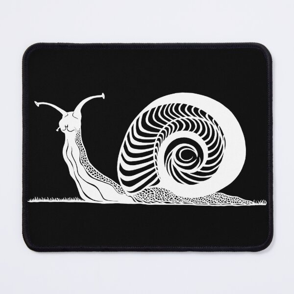Item preview, Snail in Grass | Mollusk Design designed and sold by Monochromatics by Corie Mae Dark.